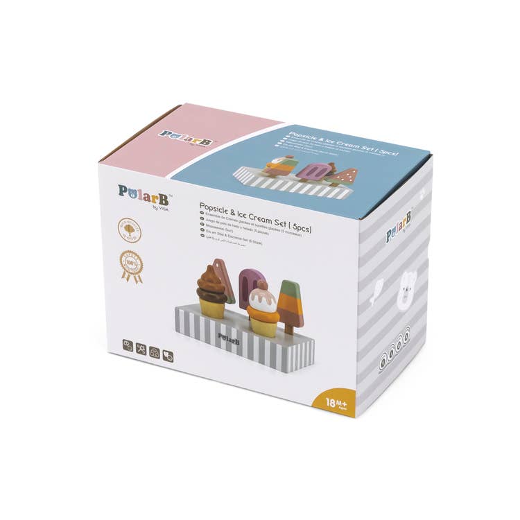 Glass-set 5 delar