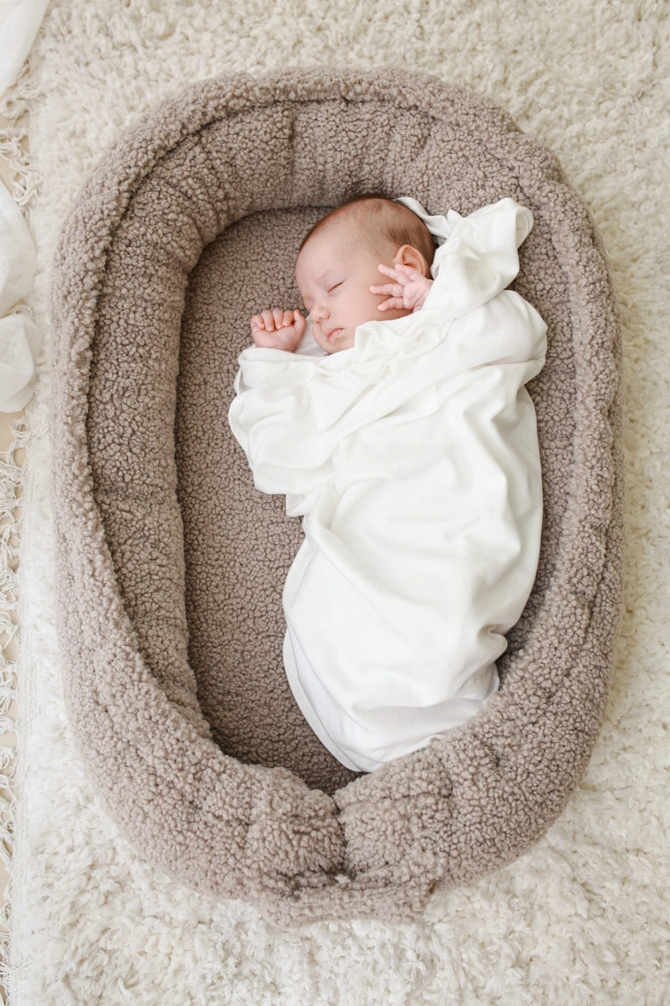 Teddy babynest - Taupe