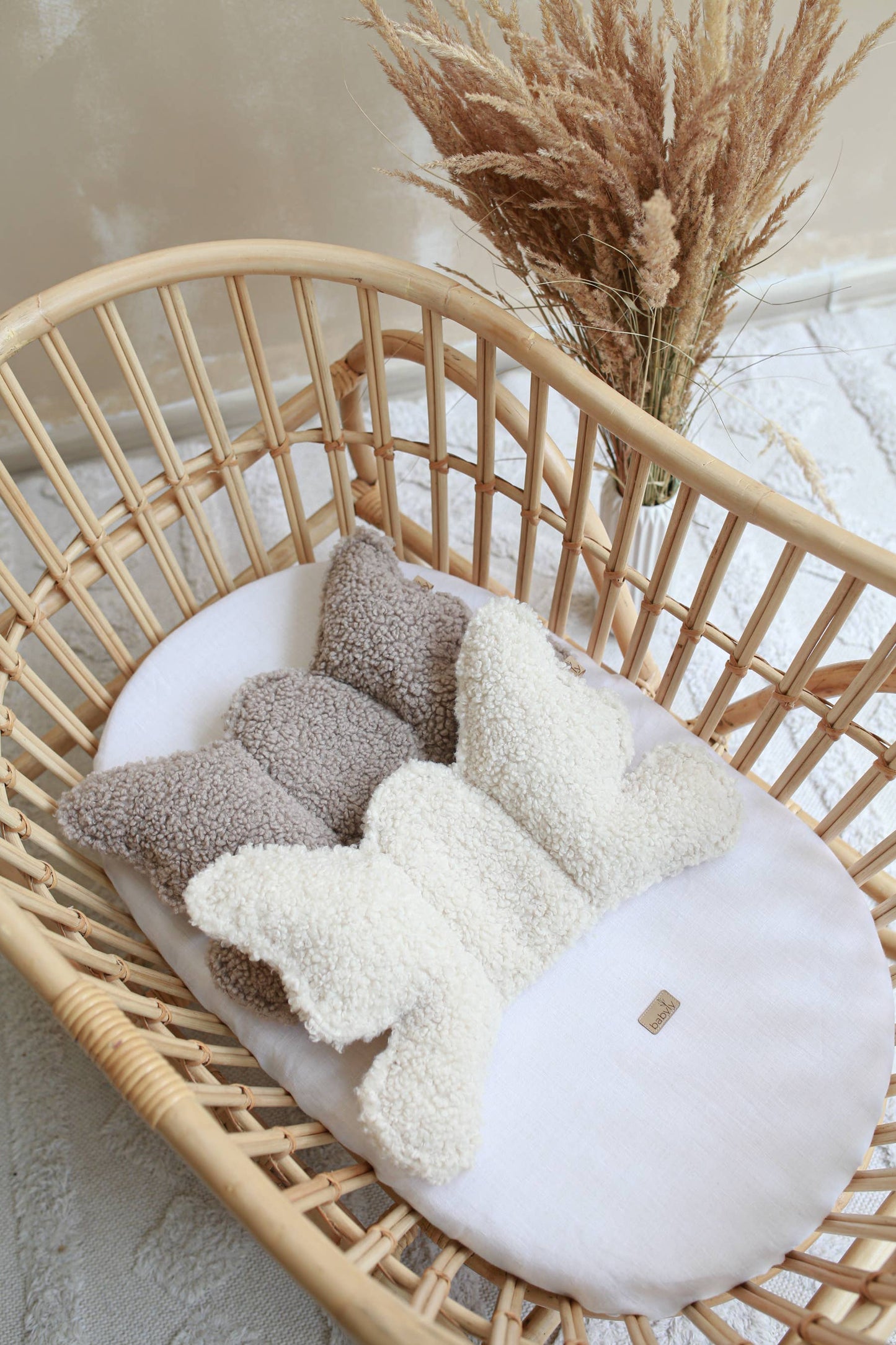 Babyly huvudstöds-kudde för baby – Taupe
