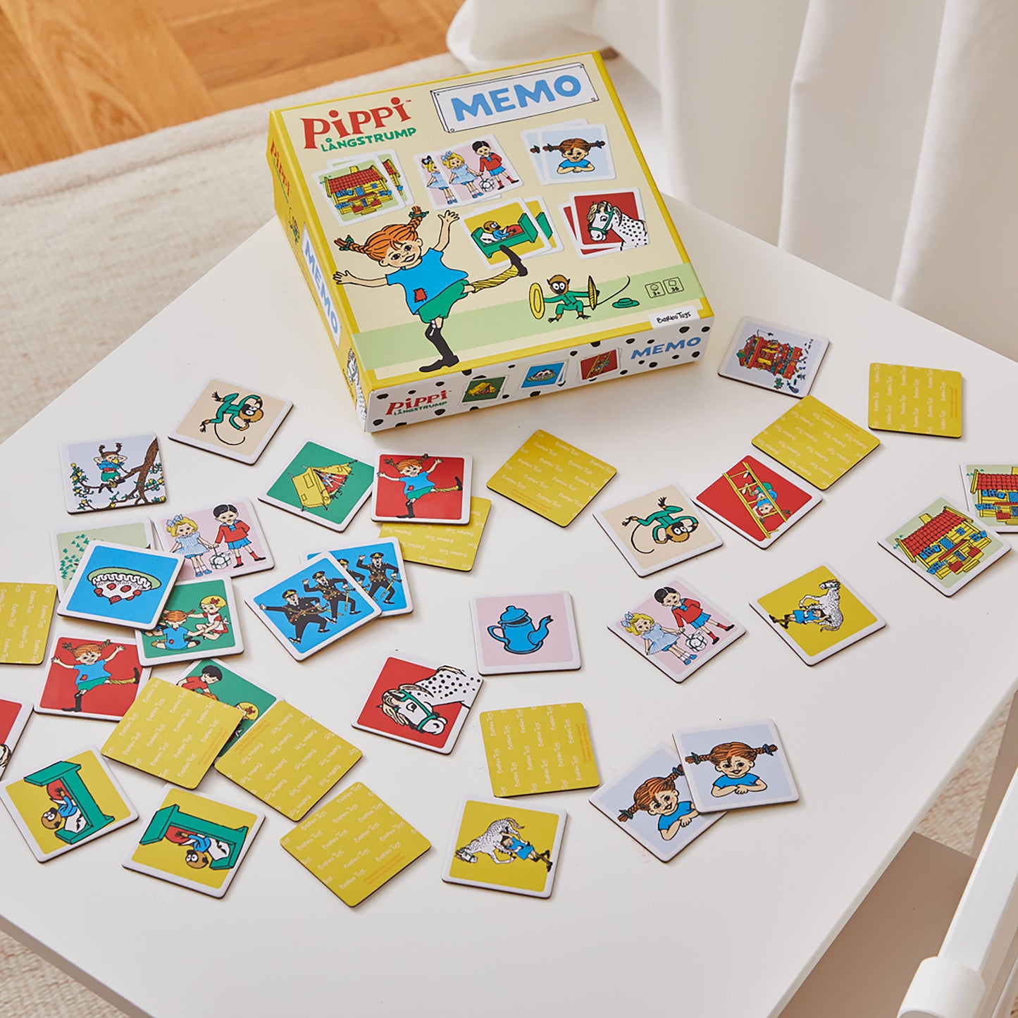 Memoryspel med Pippi Långstrump