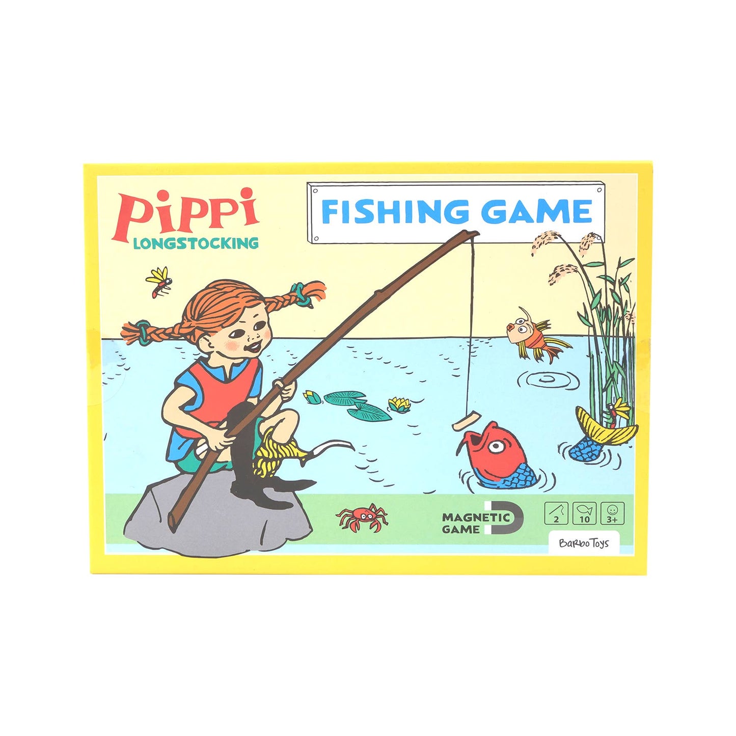 Magnetiskt Fiskespel för Barn – Pippi Långstrump