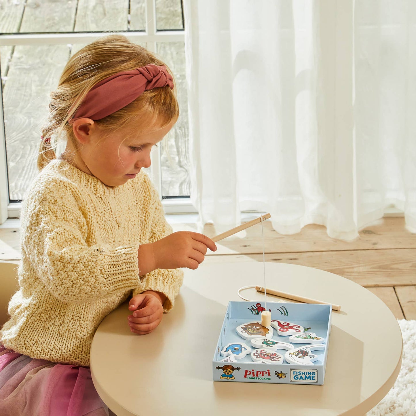 Magnetiskt Fiskespel för Barn – Pippi Långstrump
