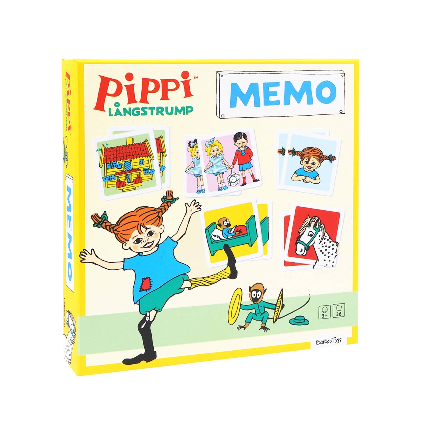 Memoryspel med Pippi Långstrump
